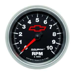 Auto Meter 3697 00406 GM Performance Parts Red 3 3/8 10000 RPM In 