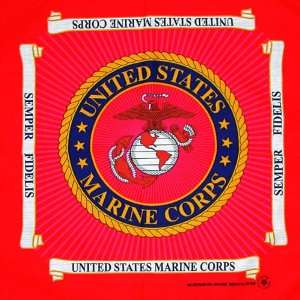   United States Marine Corp Bandana Head Scarf Bandanna 