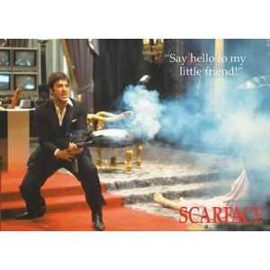 Scarface   Movie Poster (Say Hello To My Little Friend)