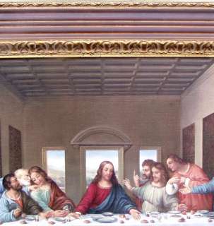 Da Vinci * Last Supper * Custom Framed Canvas Replica  