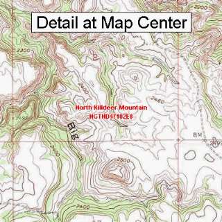   Map   North Killdeer Mountain, North Dakota (Folded/Waterproof