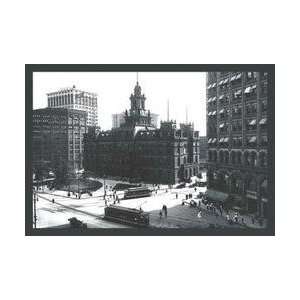  Campus Maritus Detroit 28x42 Giclee on Canvas