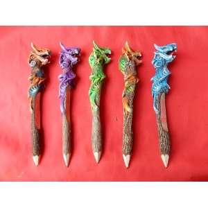  DragoNista Dragon Wood Pencil Sawdust Natural Handcraft 