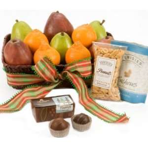 Deluxe Orchard Fruit Basket  Grocery & Gourmet Food