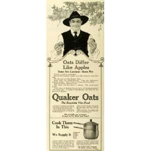  1916 Ad Quaker Oats Co Apple Tree Cereal Food Products 