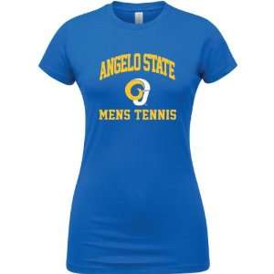 Angelo State Rams Royal Blue Womens Mens Tennis Arch T 
