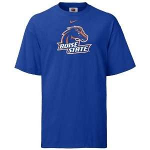  Nike Boise State Broncos Royal Blue Classic Logo T shirt 