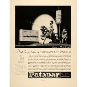  Ad Vintage Patapar Parchment Packaging Tony Sarg   Original Print Ad