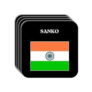  India   SANKO Set of 4 Mini Mousepad Coasters 