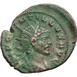  Quintillus 270AD Authentic Ancient Roman Coin FIDES TRUST 