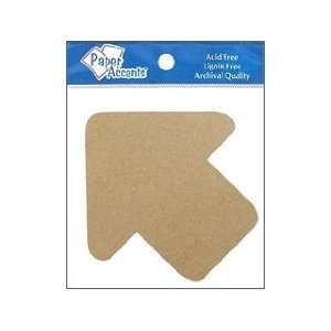  AD Paper Chipboard Shapes 8pc Arrow Natural Arts, Crafts 