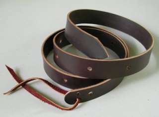 Latigo Leather Western Saddle Cinch Straps, Amish Made  