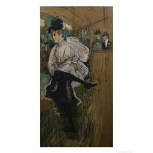 Jane Avril Dancing Giclee Poster Print by Henri de Toulouse Lautrec 