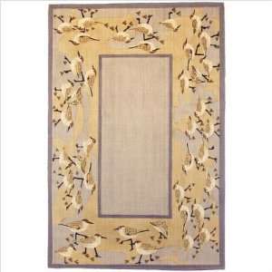  Printed Jutes Sandpipers Rug Size 6 x 9