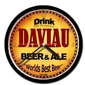  DAVIAU beer ale wall clock 