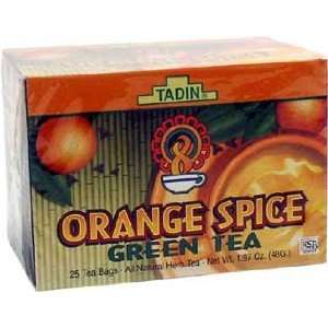 Orange Spice Green tea 25 tea bags Grocery & Gourmet Food