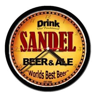  SANDEL beer and ale cerveza wall clock 