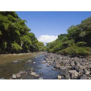  River in El Gallineral Park, San Gil, Colombia, South 