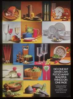 1971 bowls salt pepper shakers pots Best Of Dansk ad  