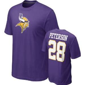  Adrian Peterson #28 Purple Nike Minnesota Vikings Name 