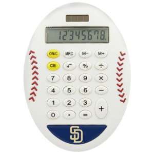   San Diego Padres White Baseball Pro Grip Calculator