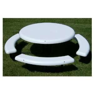  Ahrens Play & Learn Circle Plastic Patio Table RRTTT001 23 
