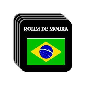  Brazil   ROLIM DE MOURA Set of 4 Mini Mousepad Coasters 