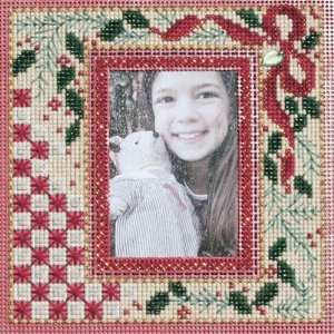  Holiday Frame   Cross Stitch Kit Arts, Crafts & Sewing