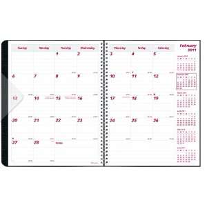  Brownline 2011 RightPage Monthly Planner, 14 months (Dec 