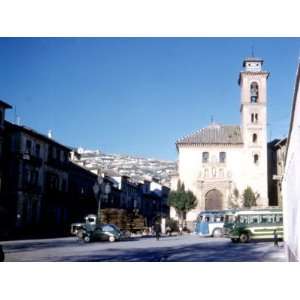  View of the Church of San Gil Y Santa Ana in Granada 