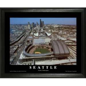  Seattle Mariners   Safeco Field Aerial   Day   Lg   Framed 