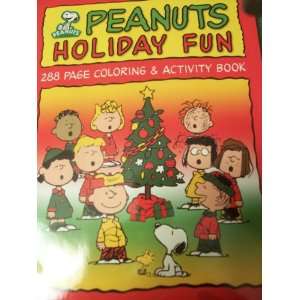    Peanuts Holiday Fun 288 Page Coloring & Activity Book Toys & Games