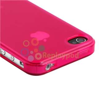 PRIVACY FILM+CABLE+TPU CASE+CAR+AC CHARGER for iPhone 4  