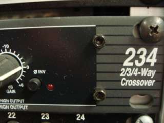 DBX 234 2/3/4 WAY CROSSOVER  