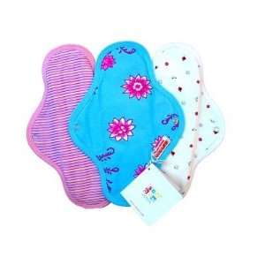  Sckoon Organic Cotton Cloth Menstrual Pads 3 Day Value Set 