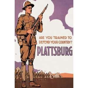  Are You Trained to Defend Your Country?   Poster (12x18 