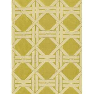   Sch 63563 Silk Fret   Chartreuse Fabric Arts, Crafts & Sewing