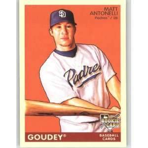  2009 Upper Deck Goudey #164 Matt Antonelli RC   Padres (RC 