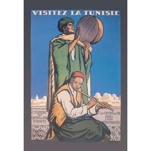  Paper poster printed on 20 x 30 stock. Visitez La Tunisie 