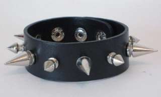 NEW SPIKED WRISTBAND GOTHIC BURLESQUE PUNK DEATHROCK  