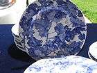 FWC ceramic Quadrifoglio 1 salad/desser plate blue/whi​te  grapes 