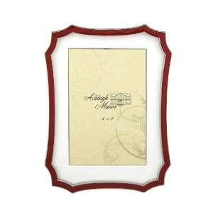  Ashleigh Manor 4 by 6 Inch Octagon Frame, Red