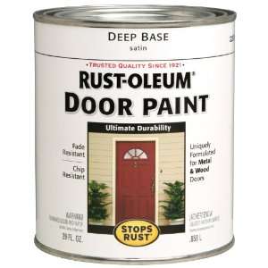  Rustoleum 238318 1 Quart Deep Base Stops Rust Door Paint 