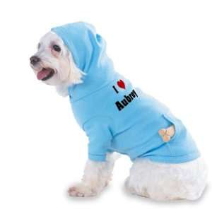  I Love/Heart Aubrey Hooded (Hoody) T Shirt with pocket for 