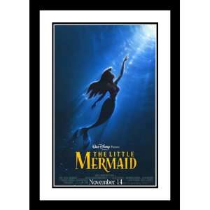 The Little Mermaid 32x45 Framed and Double Matted Movie Poster   Style 