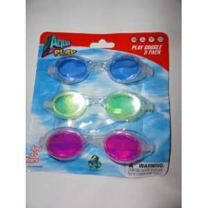  3 Pack Play Goggles 