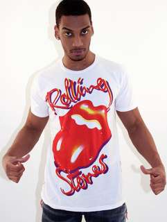 House Of The Gods Rolling Stones Neon Tongue T Shirt  