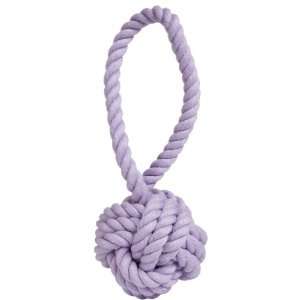  Harry Barker Cotton Rope Tug and Toss Toy   Lavendar 