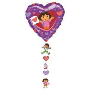  Mayflower Balloons 14243 24 Dora Love Drop a Line Foil 