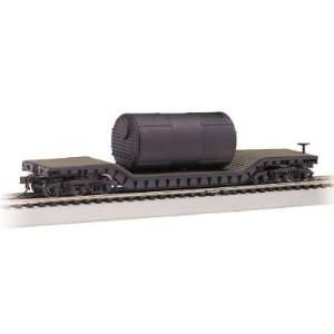  52 Center Depressed Flat Car With Boiler Toys & Games